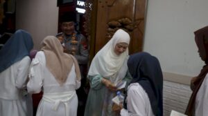 Kepedulian di bulan suci, kapolres boyolali berikan santunan untuk anak