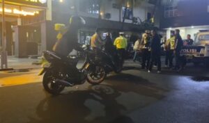 Malam aman di malang kota, polisi gelar patroli blue light