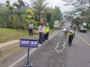 Pastikan jalur aman, satlantas polres banjarnegara gelar survei arus mudik