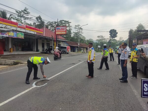 Pastikan kelancaran, satlantas polres banjarnegara survei jalur mudik bersama instansi