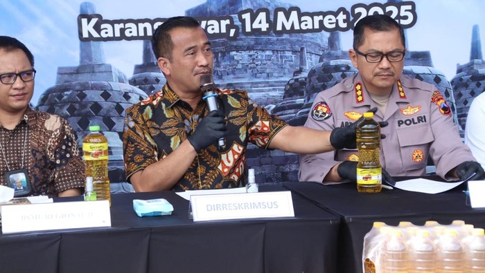 Polda jateng sita 89.856 botol minyakita terkait dugaan kecurangan