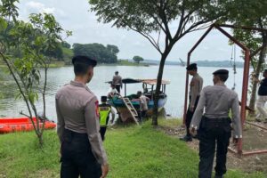 Polres grobogan perketat pengamanan waduk kedungombo jelang lebaran