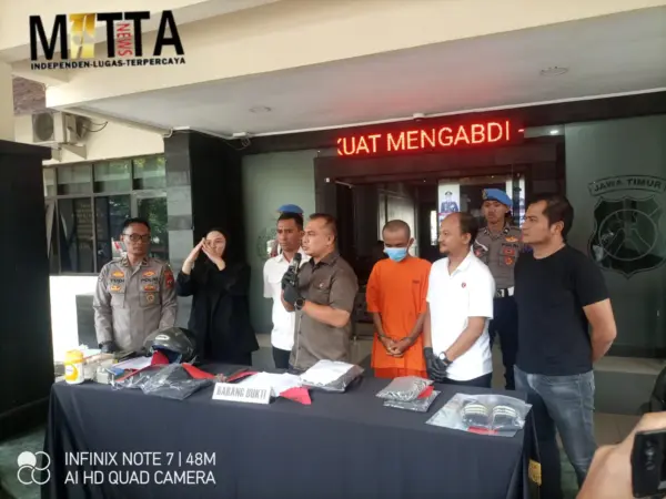 Polresta malang kota berhasil ungkap tiga kasus pencurian motor