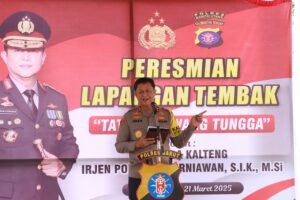 Resmikan lapangan tembak polres barut, kapolda kalteng : jadikan fasilitas