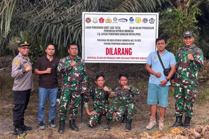 Satgas mulai tertibkan kawasan hutan di lamandau, operasi resmi berjalan