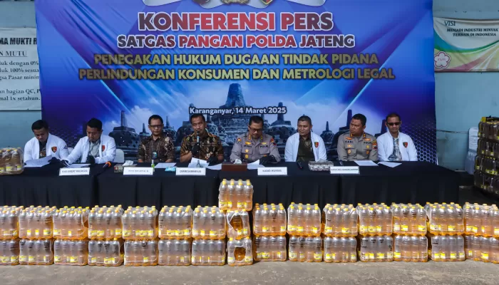 Satgas pangan polda jateng usut pt kmr karanganyar, 8 orang