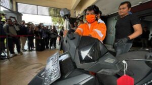 Satreskrim polresta malang kota tangkap residivis, kepergok tuntun motor curian