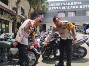 Tekan aksi balap liar, polresta malang kota gencarkan razia