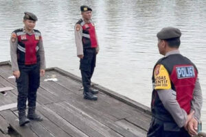 Waspada banjir, polres lamandau tingkatkan patroli pemantauan air